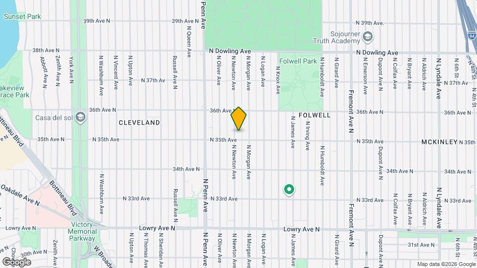 3510 N Newton Ave Mapa y Detalles de la Ubicación