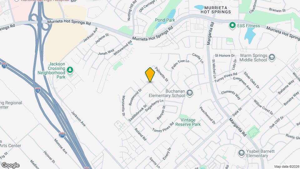 26149 Cottonwood St Map and Location Details