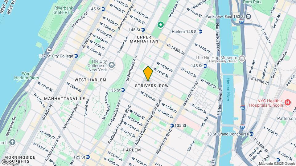 258 W 139th St Map and Location Details
