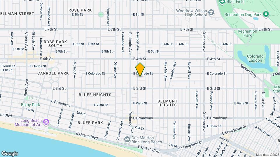 334 Newport Ave Mapa y Detalles de la Ubicación