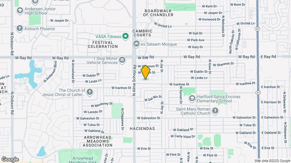 926 W Ivanhoe St Map and Location Details
