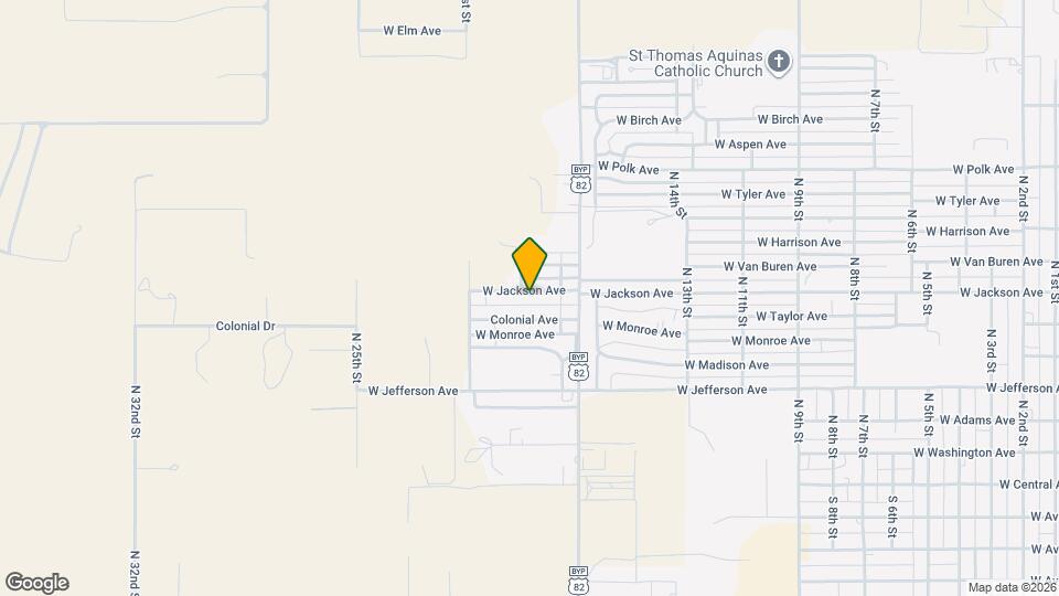 1901 W Jackson Ave Map and Location Details