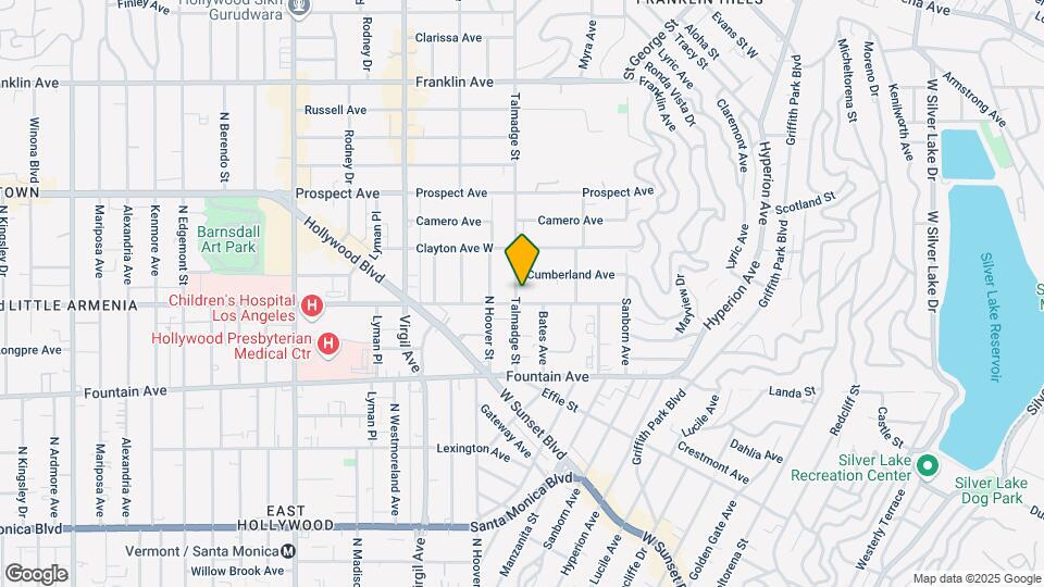 1510 Talmage St Map and Location Details