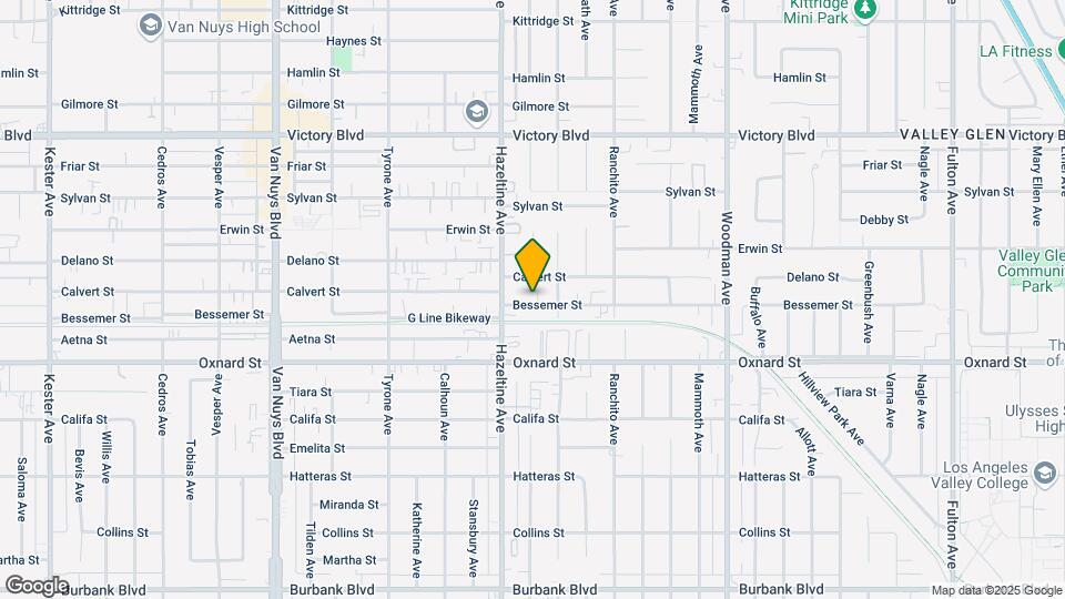 14033 Bessemer St Mapa y Detalles de la Ubicación