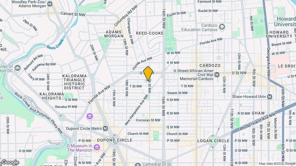 1910 17th St NW Map and Location Details
