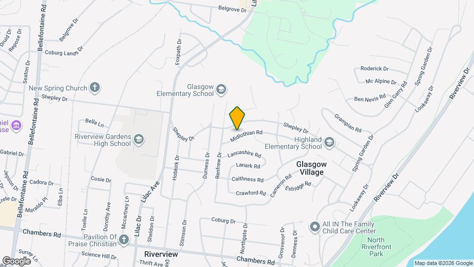 429 Midlothian Rd Map and Location Details