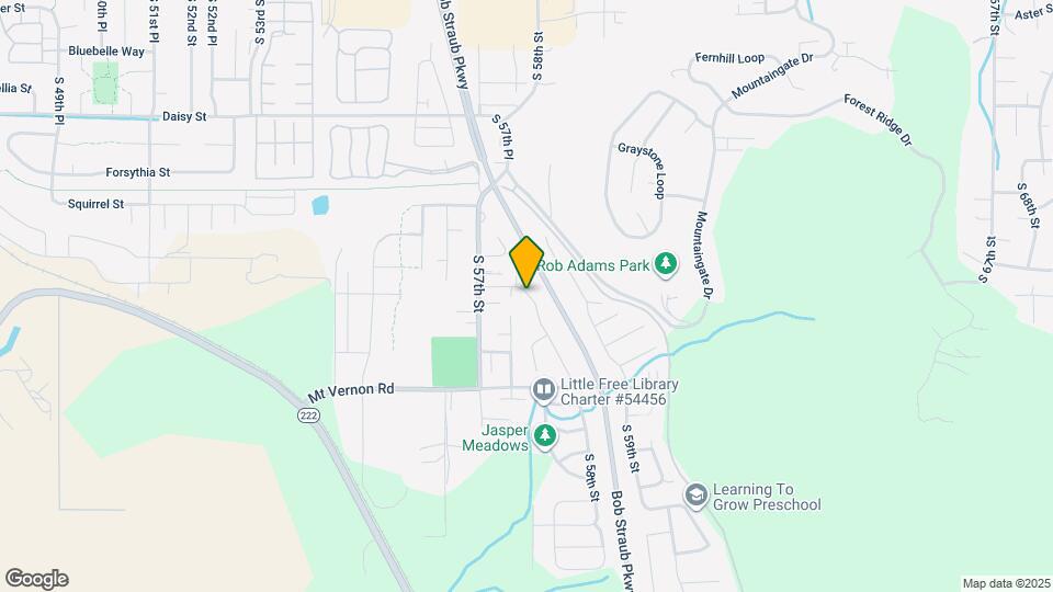 952 S 58th St Map and Location Details