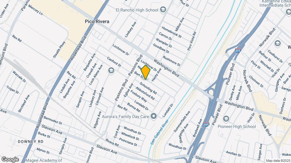 9540 Bert St Mapa y Detalles de la Ubicación