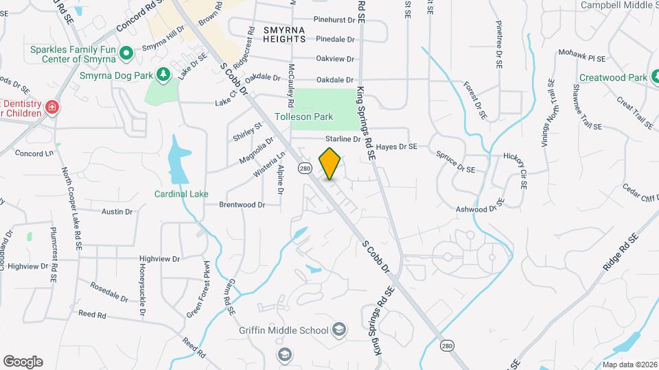 316 Garland Woods Ct Map and Location Details