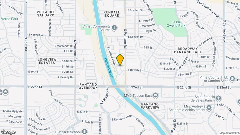 982 S Pantano Rd Mapa y Detalles de la Ubicación