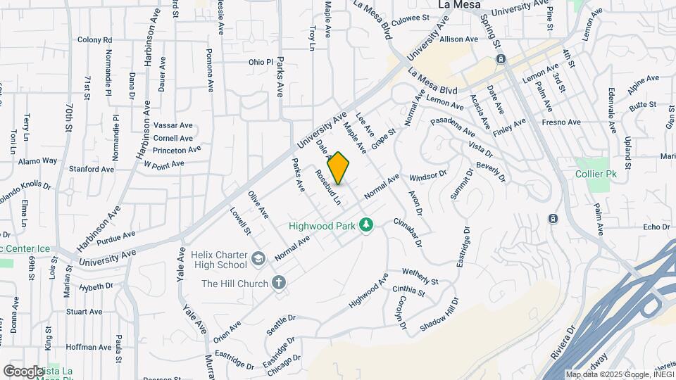 4375 Rosebud Ln Map and Location Details