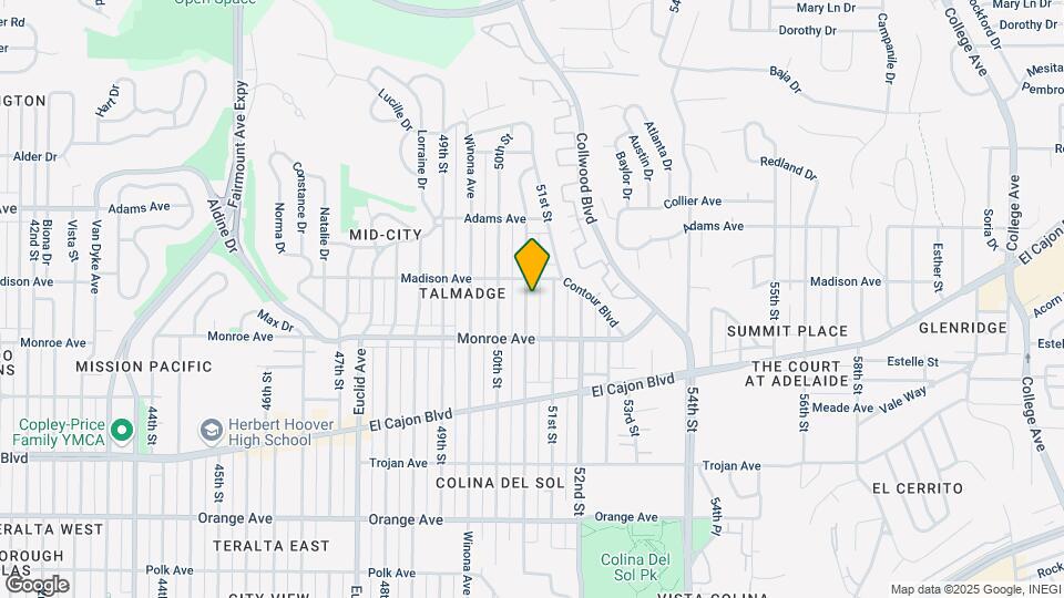 4571 Altadena Ave Map and Location Details