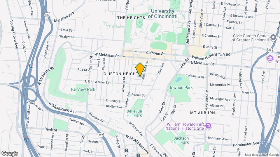 208 Bosley St Map and Location Details