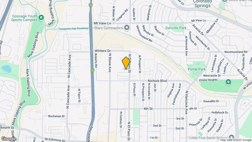 3410 N El Paso St Map and Location Details