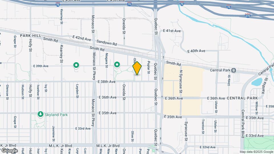 3830 Olive St Map and Location Details