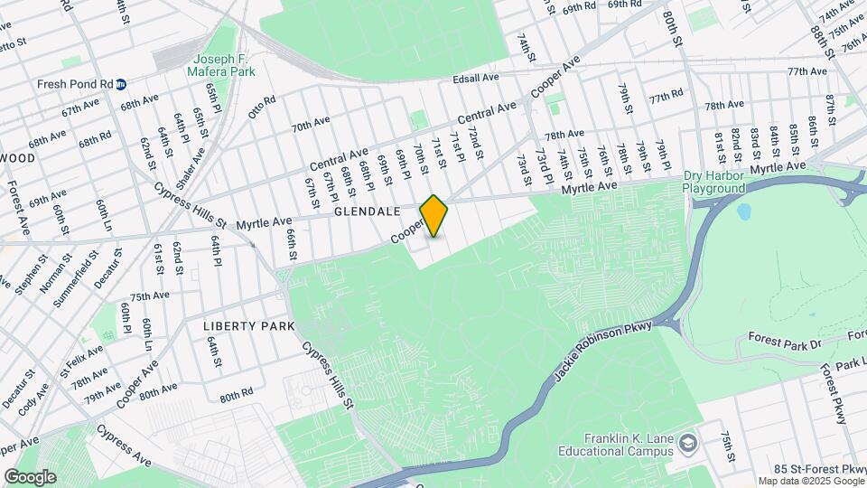 7329 69th Pl, Unit 2R Mapa y Detalles de la Ubicación