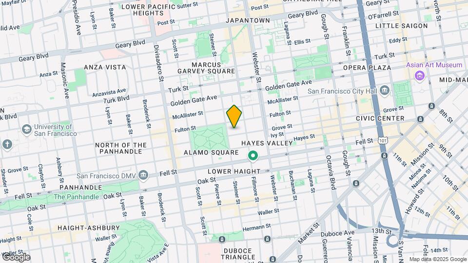 930 Grove St Mapa y Detalles de la Ubicación