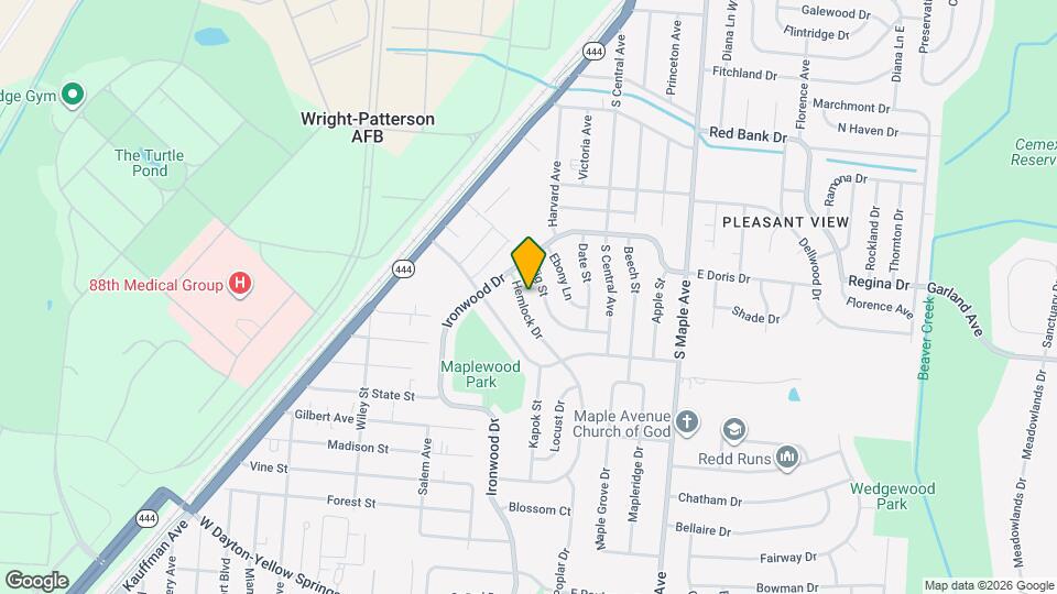 1234 Hemlock Dr Map and Location Details