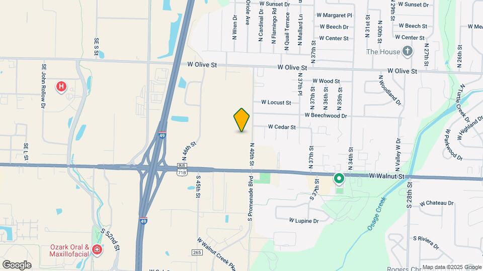 410 N 40th St Map and Location Details