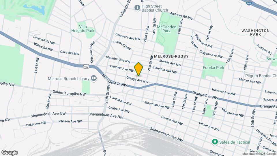 2125 Orange Ave Map and Location Details