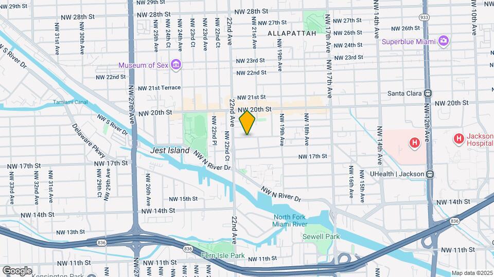 2148 NW 18th Terrace Map and Location Details