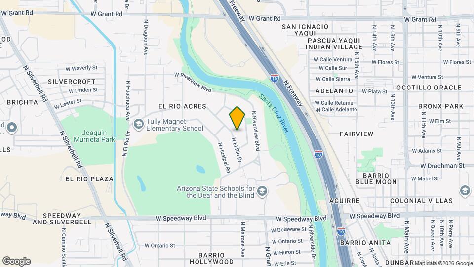 1532 N El Rio Dr Map and Location Details