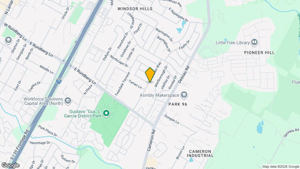 9609 Aberdeen Way Map and Location Details