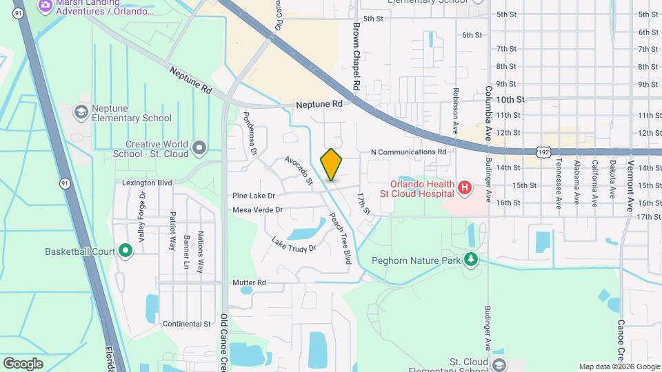 4324 Pine Lake Dr Map and Location Details