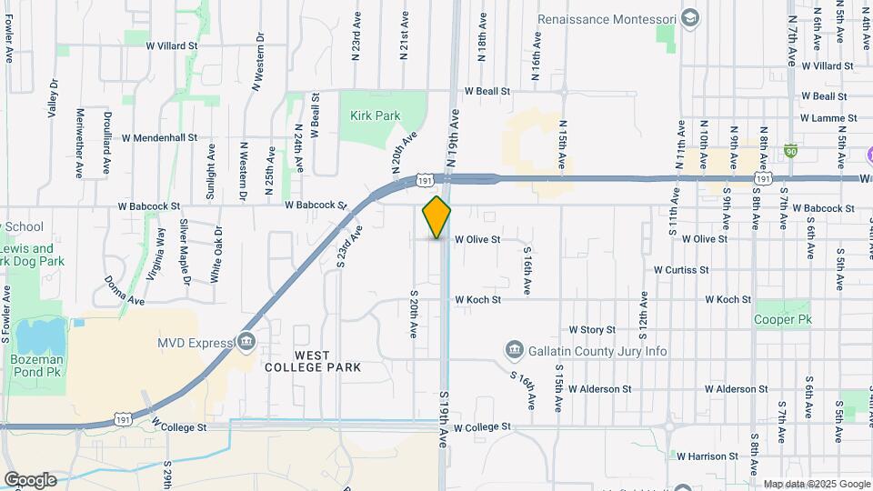 201 S 19th Ave Map and Location Details
