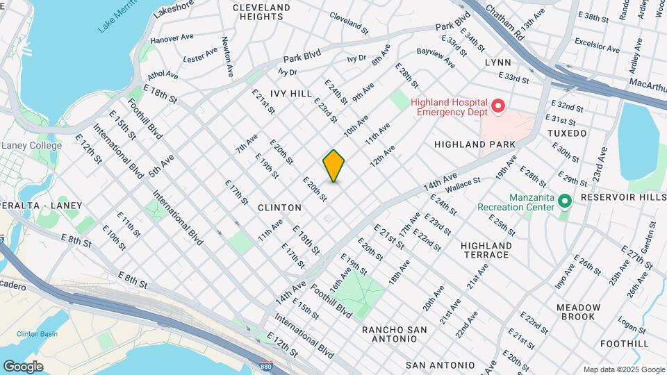 1125 E 21st St Mapa y Detalles de la Ubicación