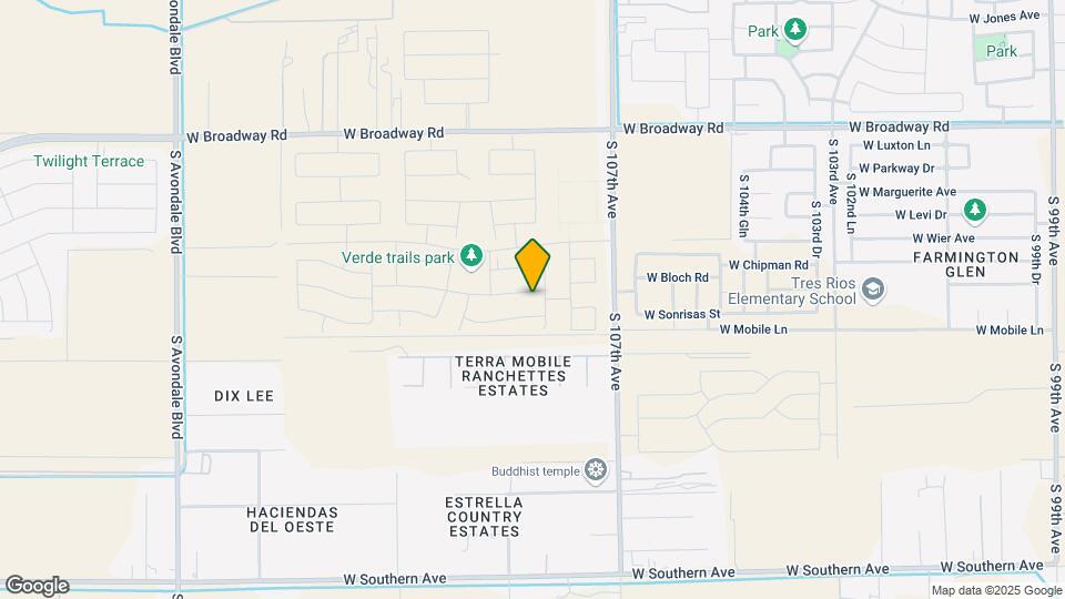 10813 W Bloch Rd Map and Location Details