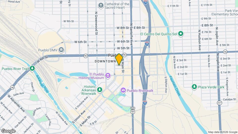 211 W 2nd St, Unit 208 Map and Location Details