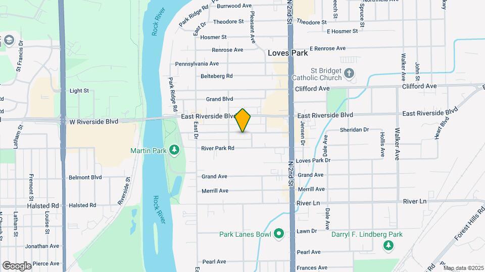 327 Sheridan Dr Map and Location Details