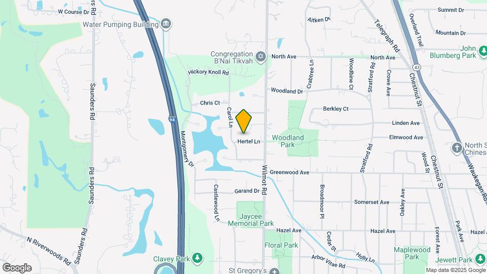 1660 Hertel Ln Map and Location Details