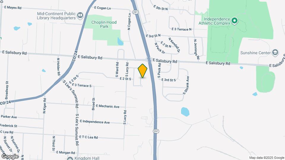 201 S Ellison Way Map and Location Details