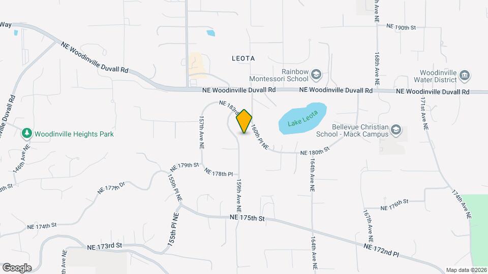 18016 159th Ave NE Mapa y Detalles de la Ubicación