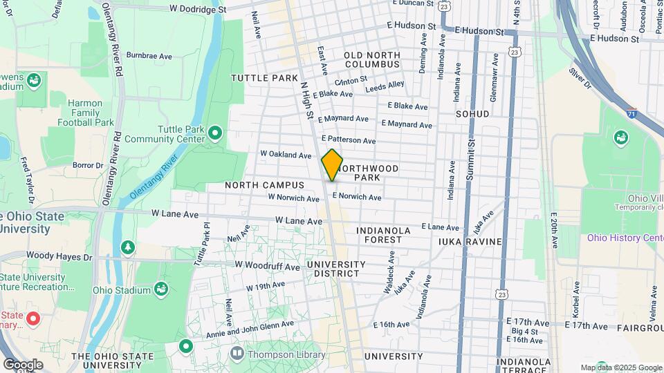 N High St 2228 TPP Mapa y Detalles de la Ubicación