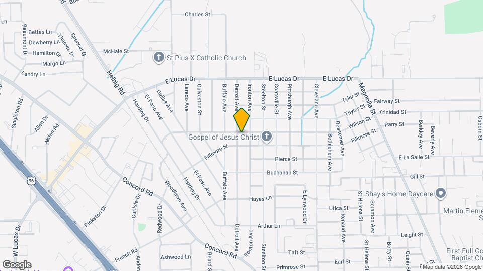 4480 Detroit Ave Map and Location Details