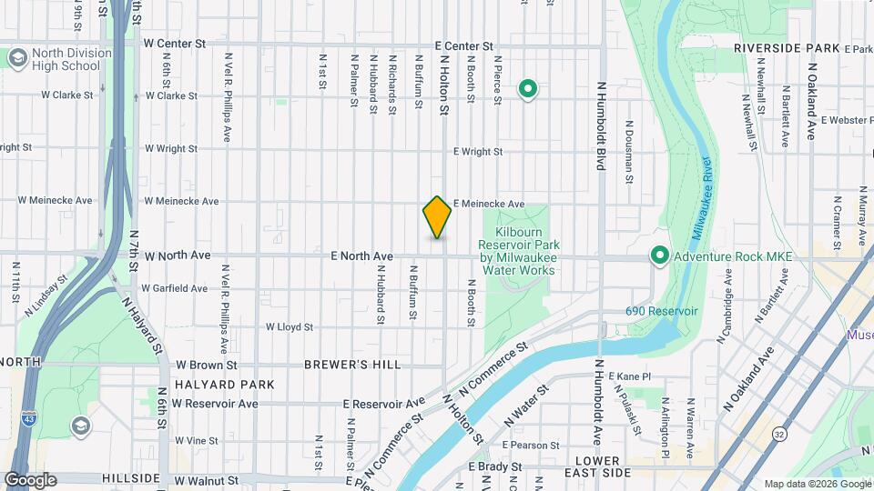 2313 N Holton St Mapa y Detalles de la Ubicación
