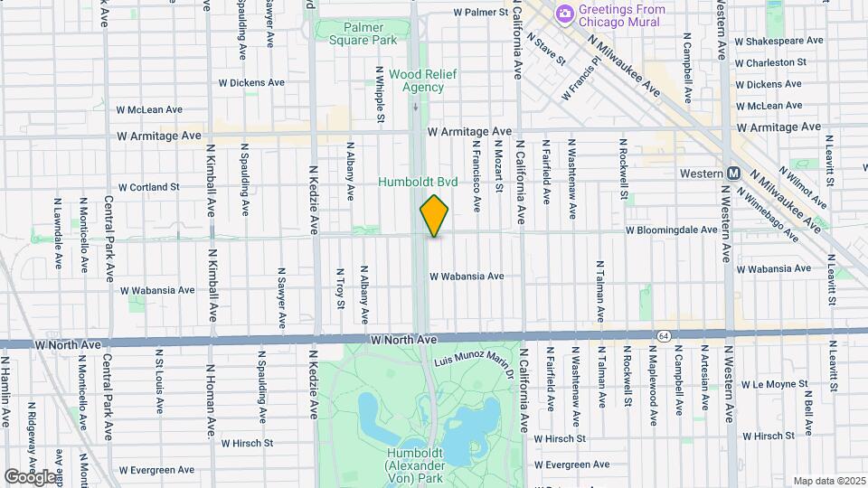 1749 N Humboldt Blvd, Unit 103 Mapa y Detalles de la Ubicación