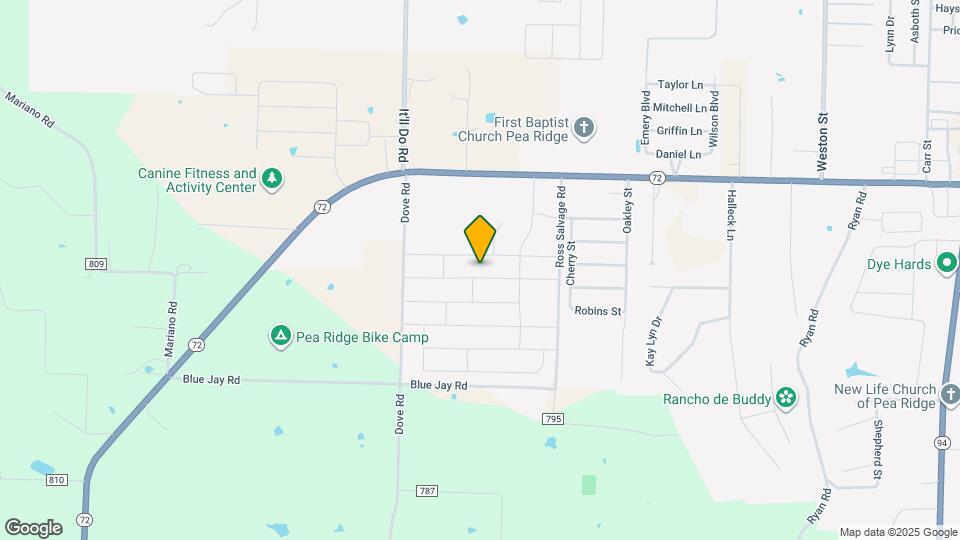 1710 Farmer St Map and Location Details