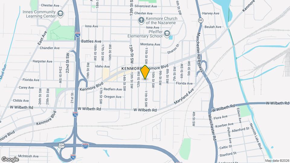 2250 11th St SW Map and Location Details