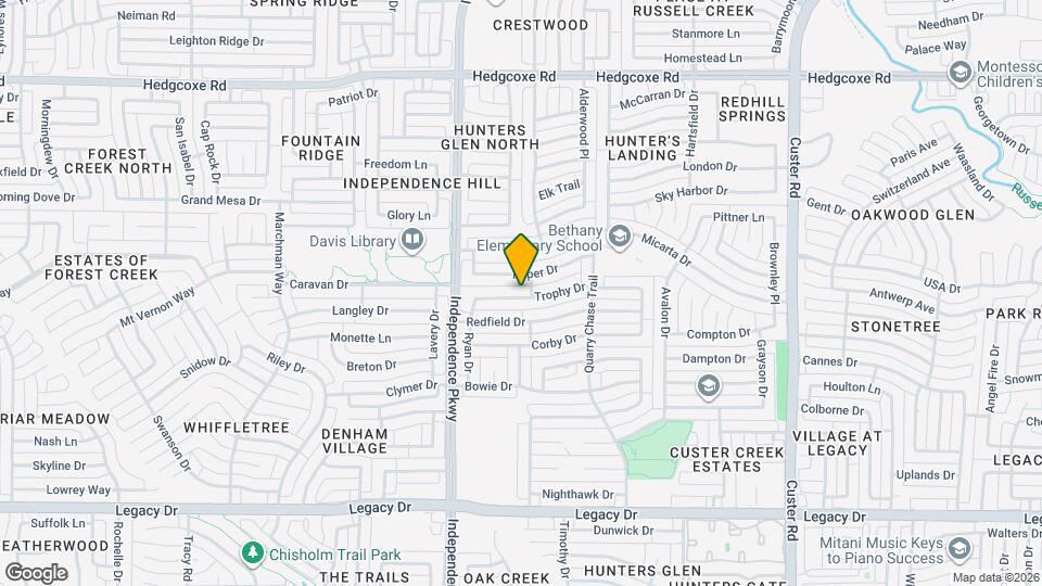 2705 Trophy Dr Map and Location Details