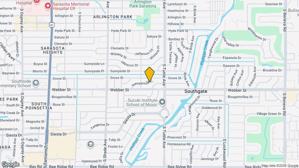 2624 Sunnybrook Dr Map and Location Details