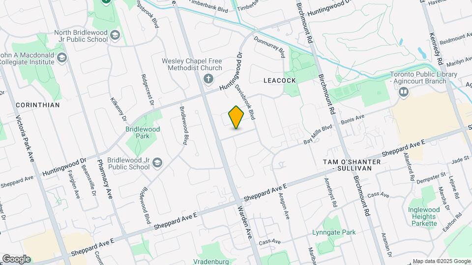 16 Wardencourt Dr Map and Location Details