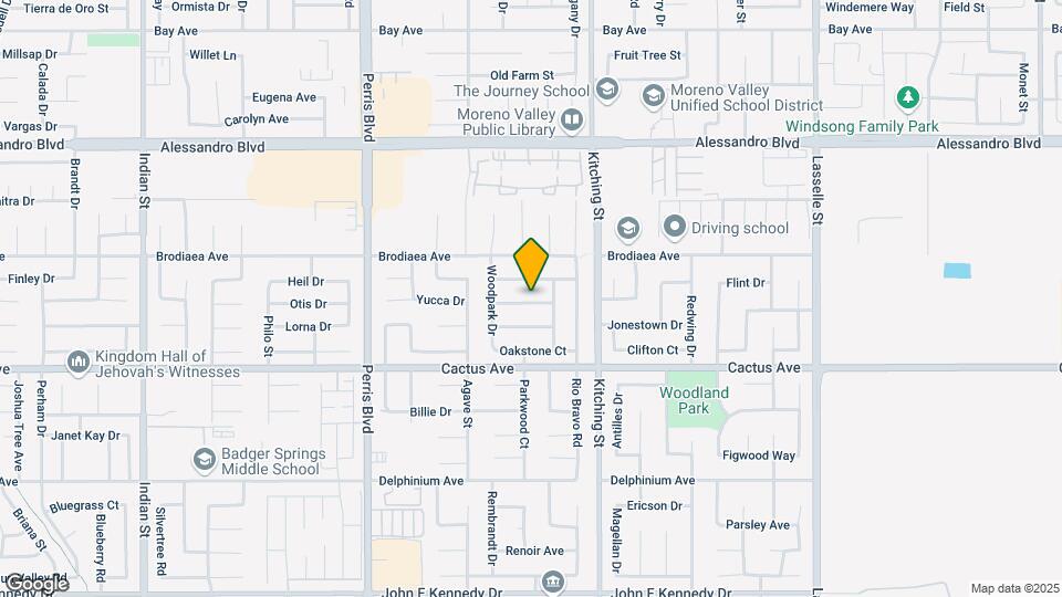 25334 Valleywood Ct Map and Location Details
