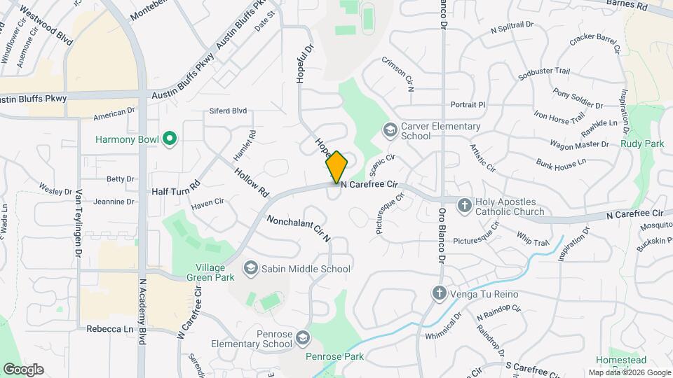 4125 N Carefree Cir Map and Location Details