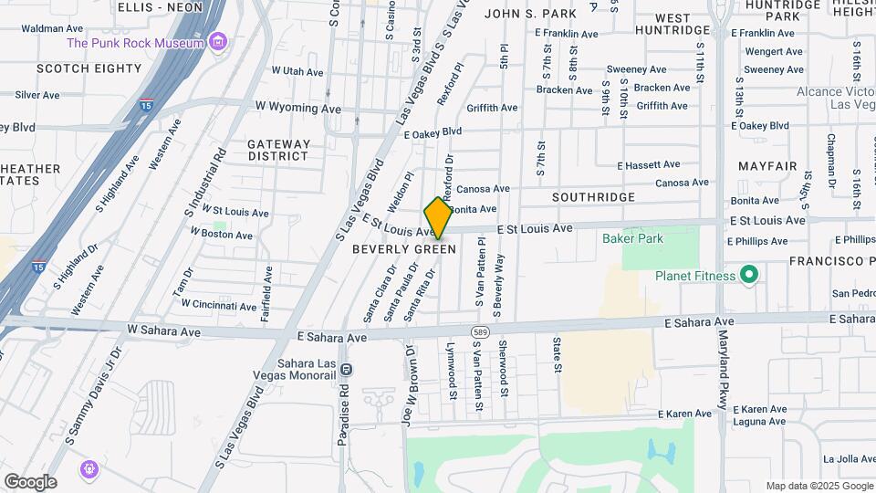 2012 Santa Rita Dr Map and Location Details