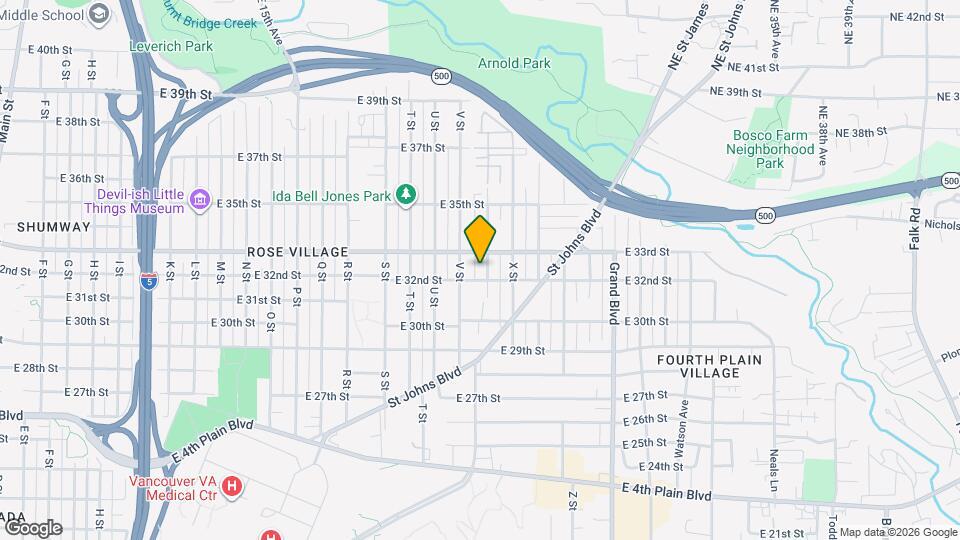 3204 W St Map and Location Details