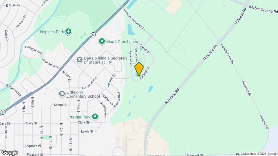 1435 Cambria Dr Map and Location Details